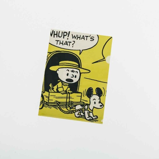 「A4クリアファイル '50s(yellow)」(440円)