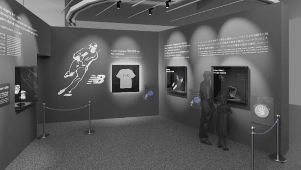 ニューバランスと大谷翔平選手が創り上げてきた軌跡を実物のプロダクト展示で振り返るギャラリー「Exhibition」