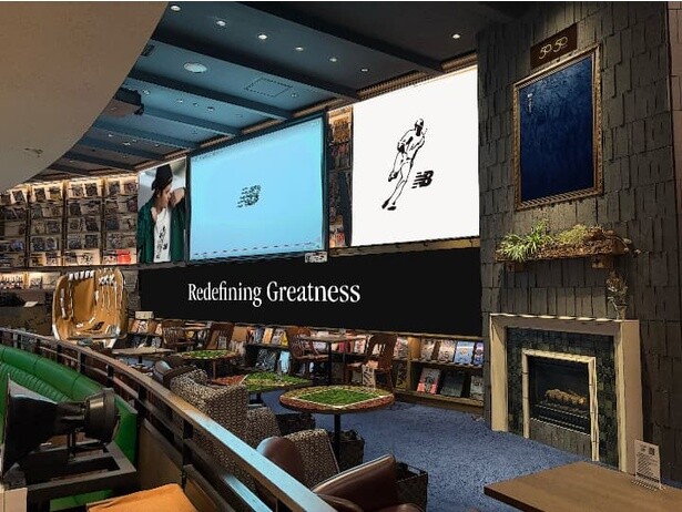 スポーツに触れ合いながらオリジナルフードやドリンクでリラックスできるスポット「New Balance Sports Book Cafe」