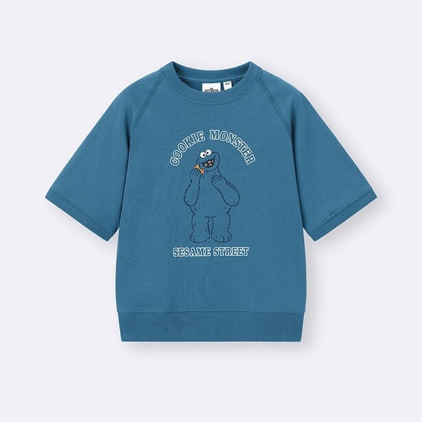 「KIDS(男女兼用)スウェT Sesame Street」(1290円) カラー：BLUE