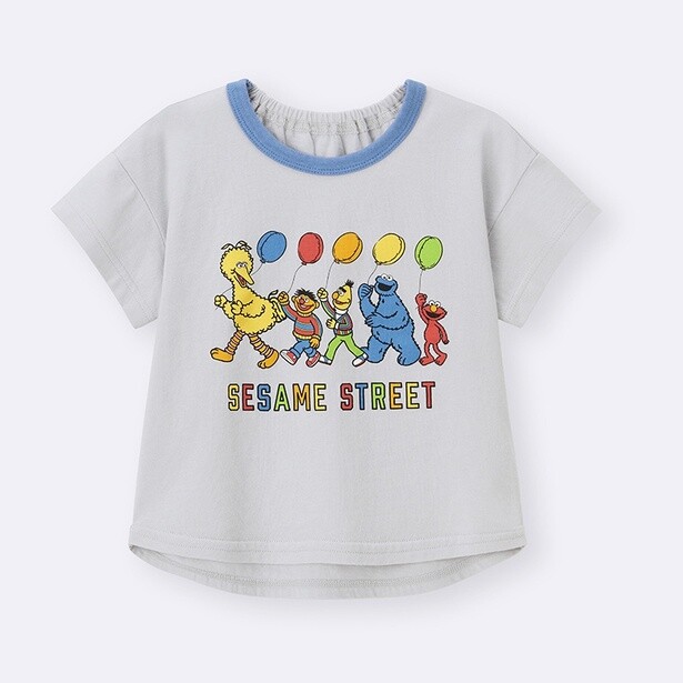 「BABY(TODDLER)カンタンT Sesame Street ＋E」(990円) カラー：GRAY