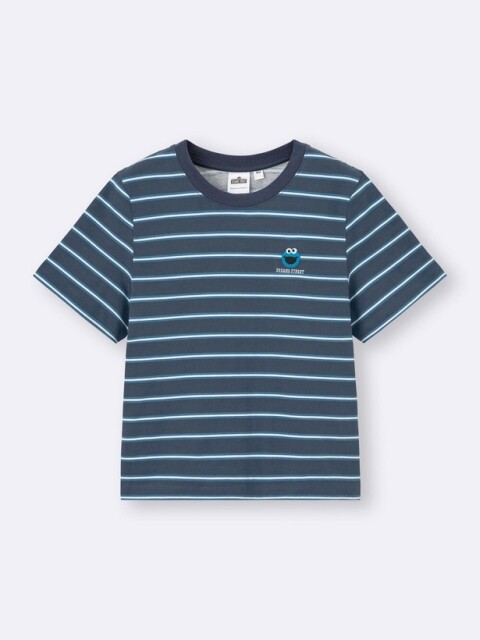「グラフィックT Sesame Street 2」(1290円) カラー：NAVY