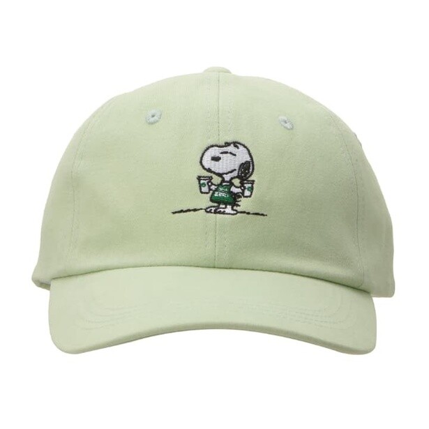 「PEANUTS ベースボールキャップ グリーン」(3900円)