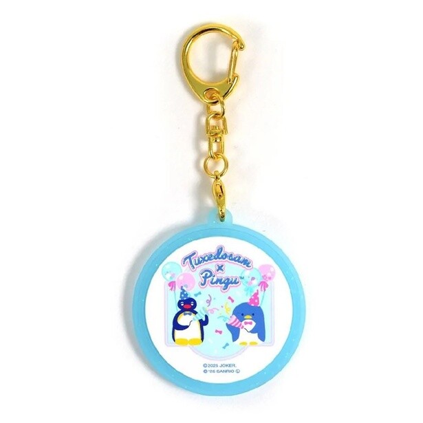 「【タキシードサムコラボ】ミルキーラメラバーキーホルダー」(880円)