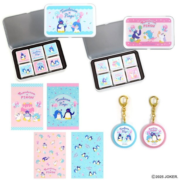 ピングー×タキシードサム、公式オンラインストア限定コラボグッズ第一弾が登場