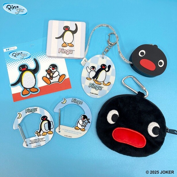 アイロンワッペン2P、コンパクトミラー、アクリルキーホルダー、メジャー、アクリルカラビナ、ダイカットポーチ／各429円
