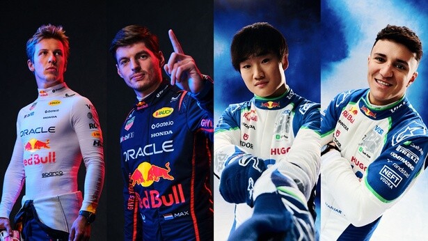 レッドブル・レーシングのマックス・フェルスタッペンとリアム・ローソン、レーシングブルズの角田裕毅、アイザック・ハジャーら現役F1ドライバーによる、F1トークは必見！