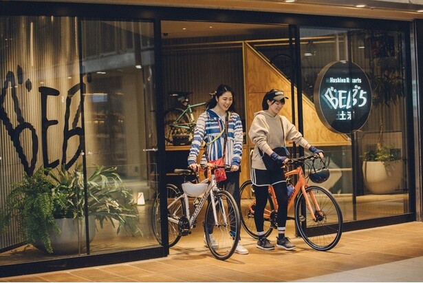 「BEB5土浦」はマイ自転車と一緒に宿泊もできる！サイクリングの拠点にぴったりだ