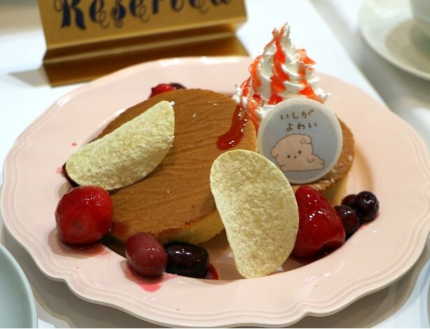 無限ループ間違いなし！の「やせたいけどたべちゃうパンケーキ」(1450円)
