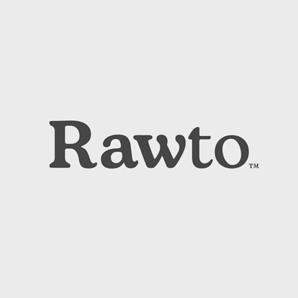 Rawtoブランドロゴ。コンセプトは「nature, communities and future...自然、社会へとつながり、持続可能な未来を育む」