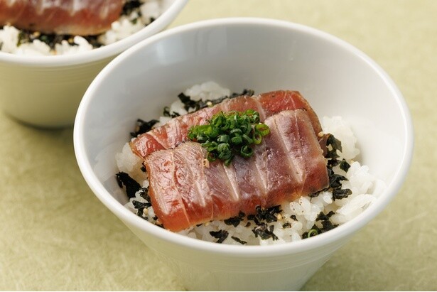 「炙り鮪のミニ丼」(ディナー限定)