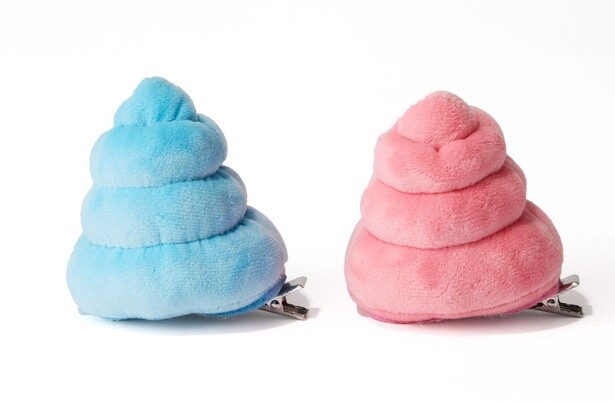 うんこヘアクリップ(全2種/1300円)