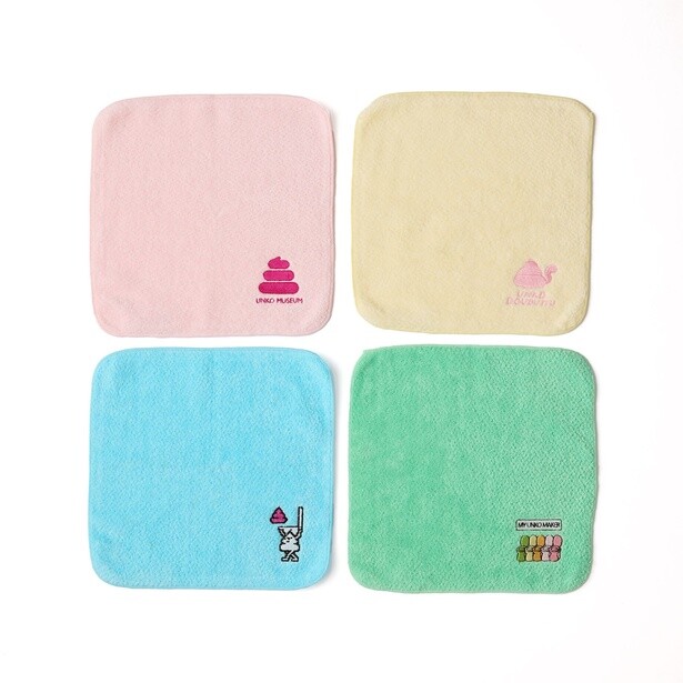 刺繍ハンドタオル(全4種/1200円)