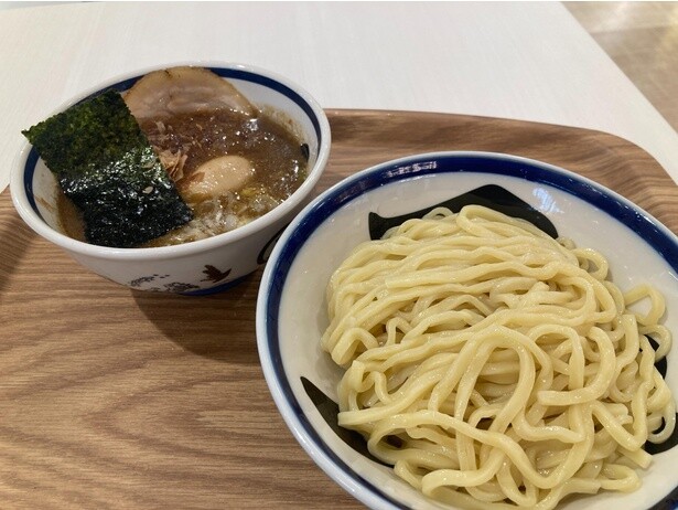 「つけめん」(1000円)に味玉を追加した「味玉つけめん」(1150円)