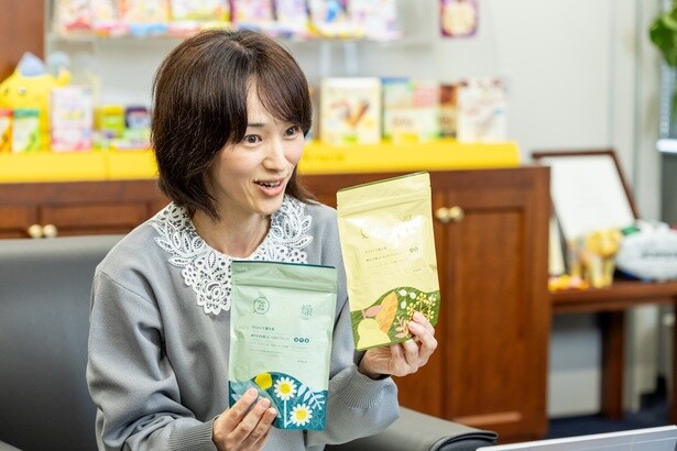 「Fun to Me」の開発者である飯田さん。40、50代の困りごとを深掘りしていく中で、更年期症状の難しさを知ったという