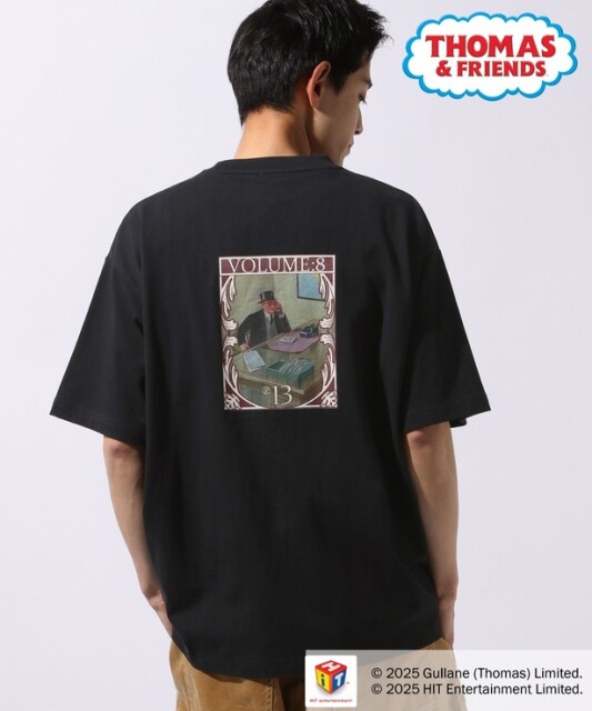 「【きかんしゃトーマス】コラボプリントTEE(ブラック)」(5500円)