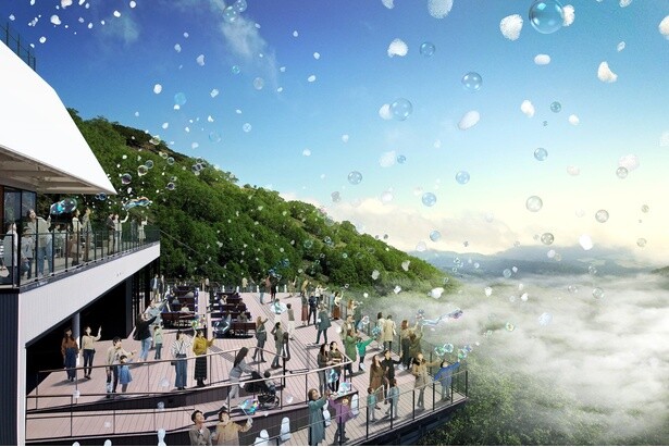 雲海テラスオープニングセレモニーを実施