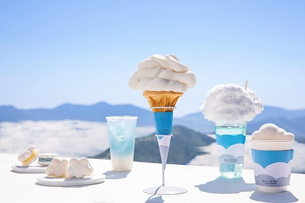 雲Cafeのかわいすぎる“雲スイーツ”
