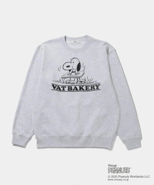 「VAT BAKERY PEANUTS C/N SWEAT」(1万5400円)※グレー
