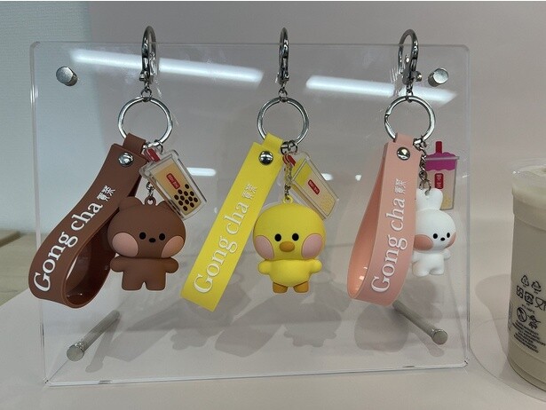 キーホルダーはコンセプトショップでも販売