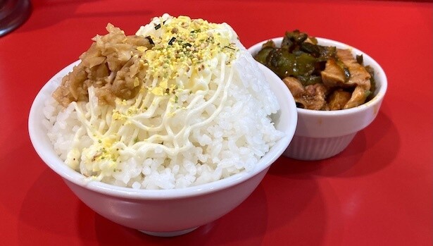「ライスセット」(150円)※ライスの価格は変更の可能性あり