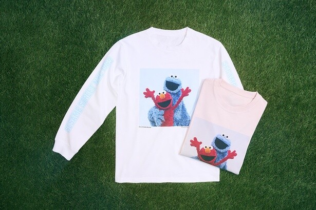 「グラフィックロングTシャツ」(各6820円)