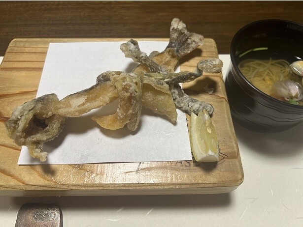 エノハの唐揚も食べられる
