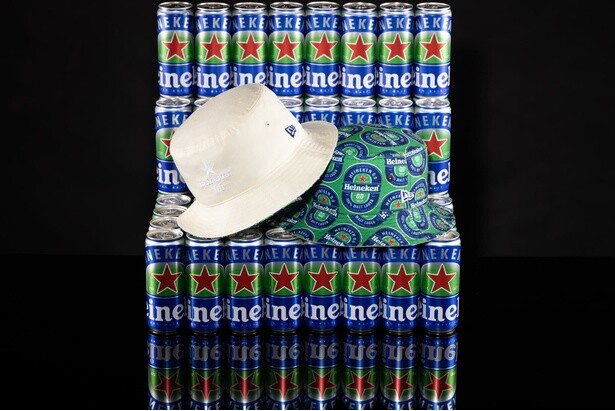 「バケットハット(リバーシブル)Bucket-01 x Heineken 0.0」