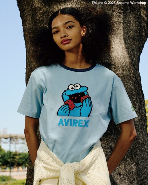 「リンガーTシャツ(サックスブルー)」(7700円) 