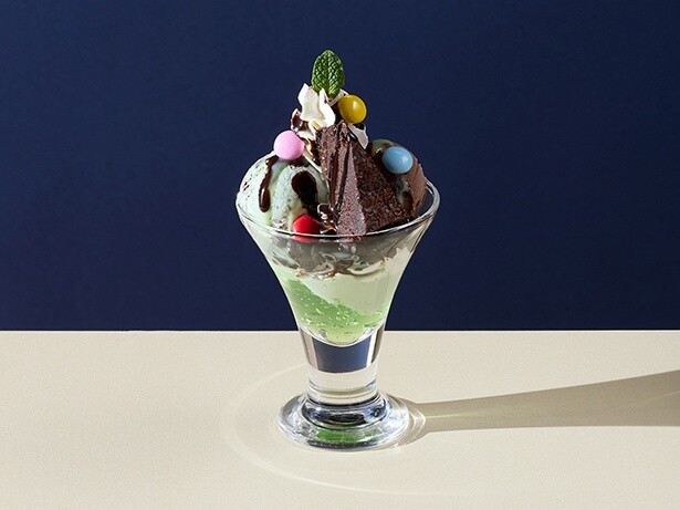 ミニ！チョコミン党パフェ