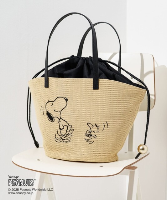 「カゴトートバッグ大(アイボリー)」(3万7400円)
