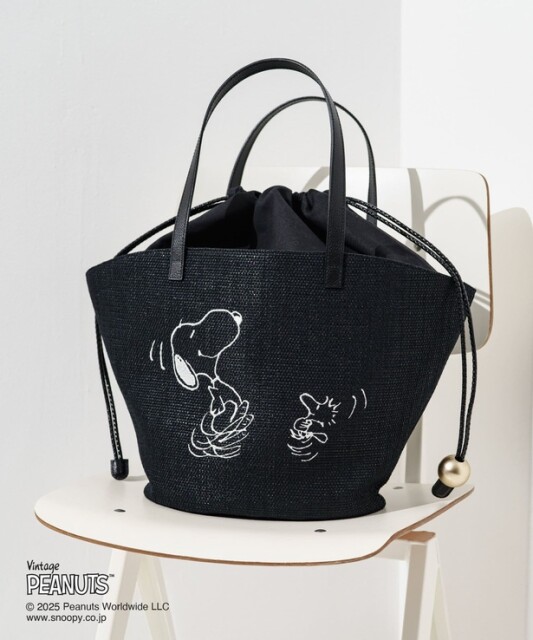 「カゴトートバッグ大(ブラック)」(3万7400円)