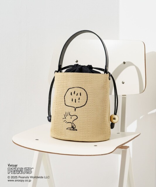 「カゴ2way巾着ショルダーバッグ(アイボリー)」(3万3000円)