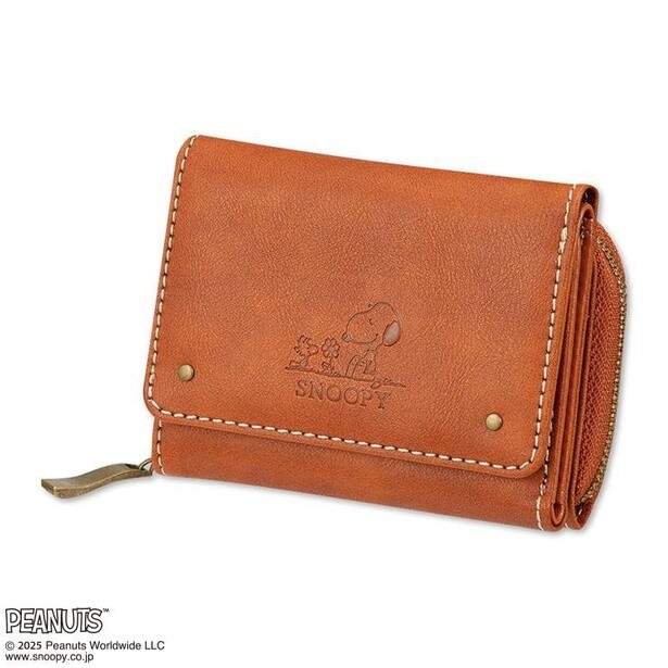  「折り財布(キャメル)」(3289円)