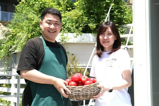 株式会社GOOD GREEN COMPANYの大瀧さんと、HUROM株式会社の藍森さん