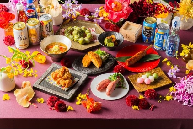 「夜会ダイニング〜Yakai Dining」で夕食も楽しめる