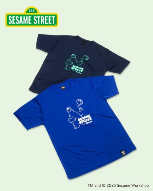 「SESAME STREET PLAYBALL TEE COOKIE MONSTER」(各4400円)