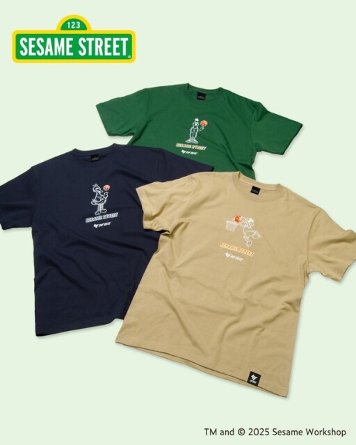「SESAME STREET PLAY HOOPS TEE」(各4900円)