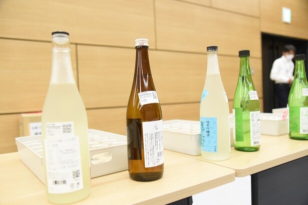 「SAKE COMPETITION 2025」に出品された日本酒の一部
