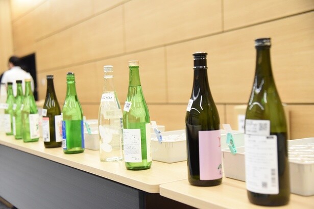 「SAKE COMPETITION 2025」に出品された日本酒の一部