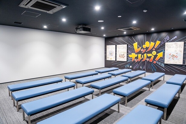 「ナットリップシアター」では、歴史や栄養素など、納豆のあれこれをアニメを通して知ることができる。ラッキーな日は無料で体験できる