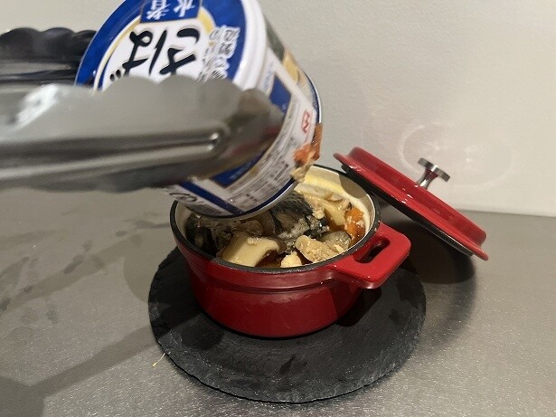 食べ応えもある「サバ缶ブイヤベース」