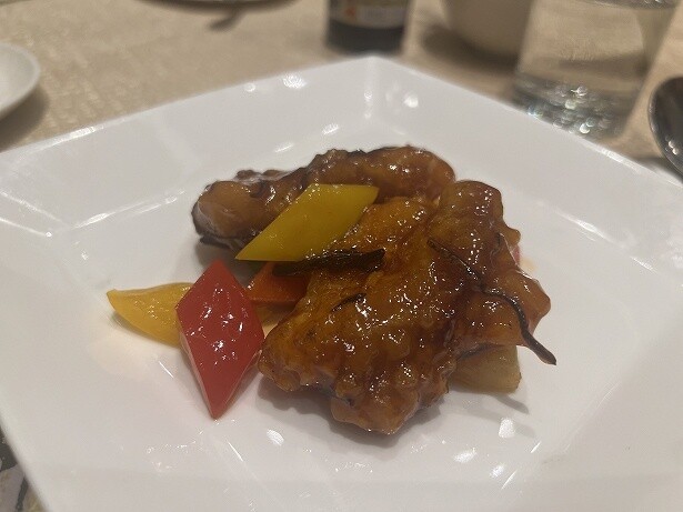 「陳皮入り酢豚」
