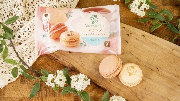 「マカロン ストレートティー＆ピーチ」