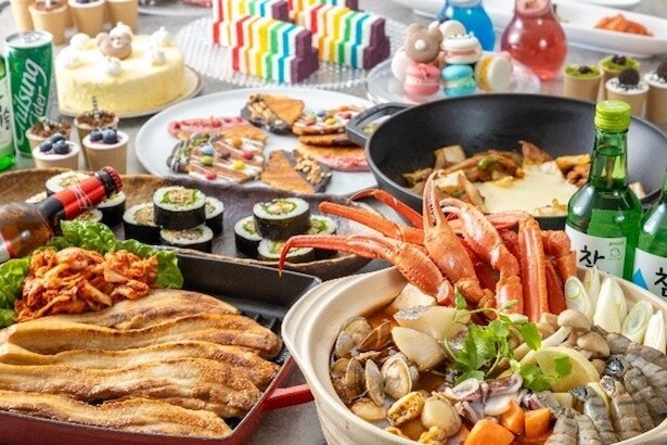【写真】韓国フェアでは、韓国料理の定番メニューからフォトジェニックな韓国スイーツまでがズラリ
