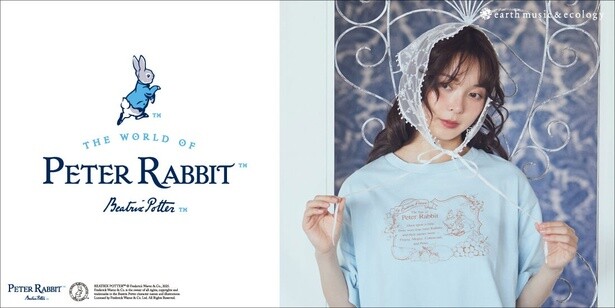 「earth music&ecology」が「ピーターラビット(TM)」とコラボTをリリース！