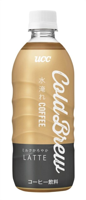 美しく読みやすい文字デザインで、洗練された世界観が表現されたパッケージ「UCC Cold Brew LATTE PET500ml」