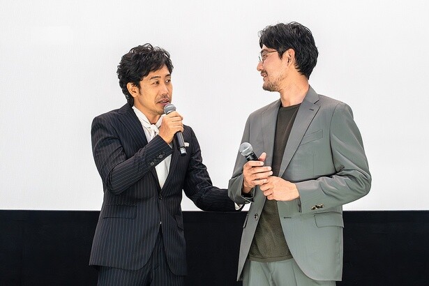 コメントのあとに、思わず「あぁ」と息抜きした松田さん。大泉さんは、「“あぁ”じゃないでしょ!?ひとボケ終わっただけで重労働みたいな感じ(笑)」と間髪入れずつっ込んだ