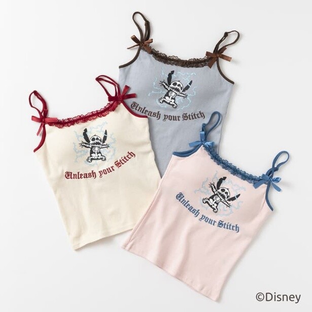 「ジュエティ」の「【Lilo＆Stitch】レースキャミ」(各6930円)