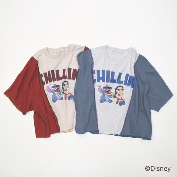 「ダブルネーム」の「【Disney】リロ＆スティッチリメイク風TEE」(各7920円)